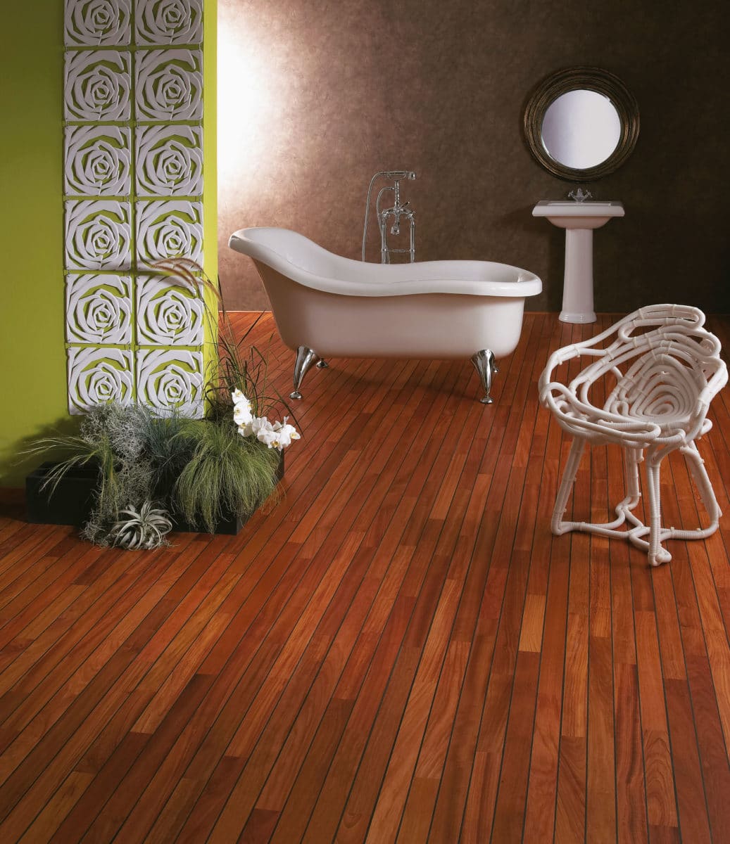 Parquet Doussié Salle de bain – Navylam+